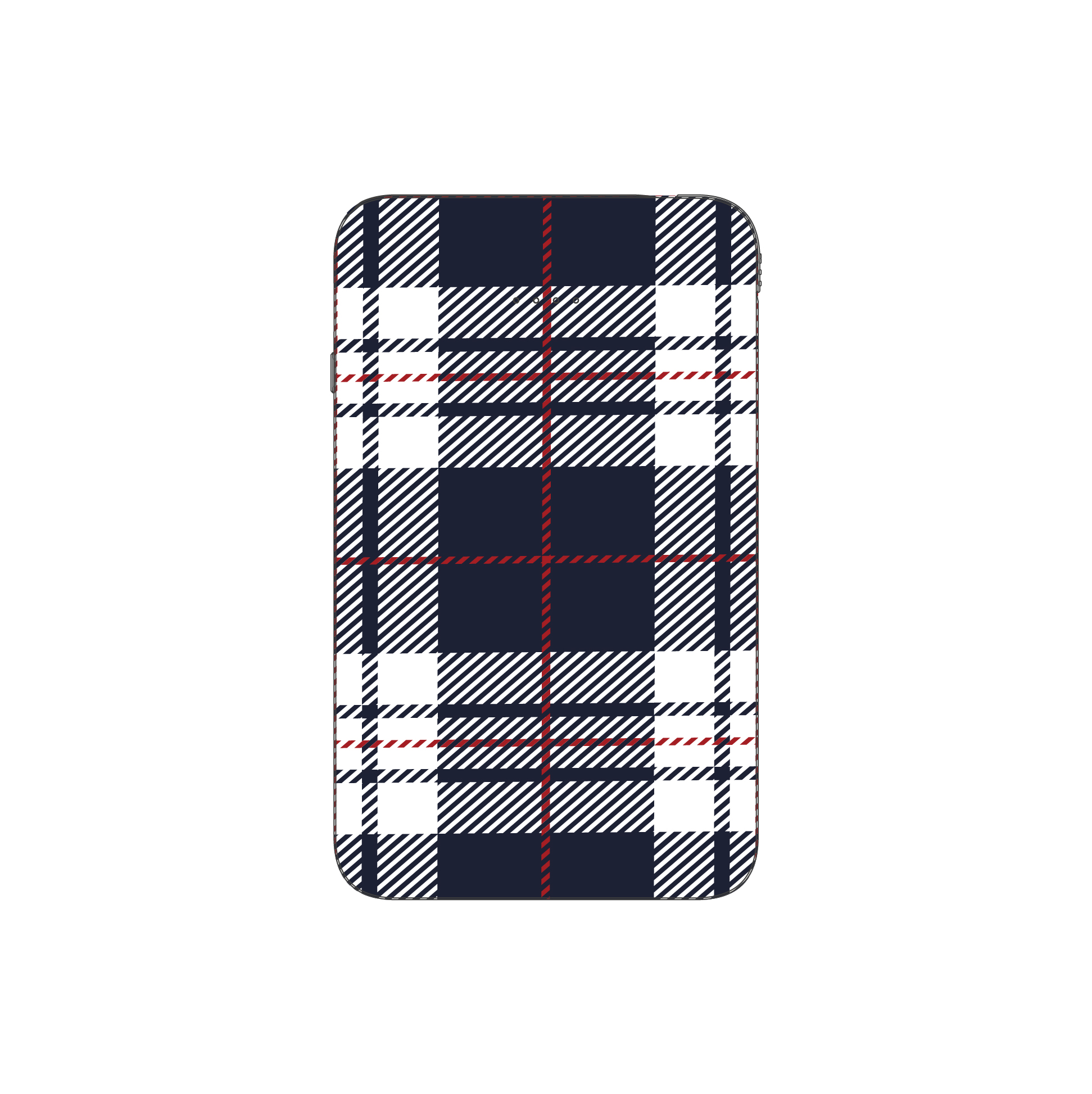 Batterie externe MANA Tartan navy
